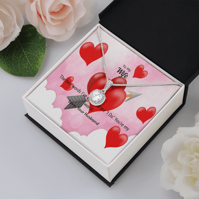 Wife Valentines Gift You're My World Eternal Union Necklace - Eternal Hope
