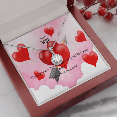 Wife Valentines Gift You're My World Eternal Union Necklace - Eternal Hope