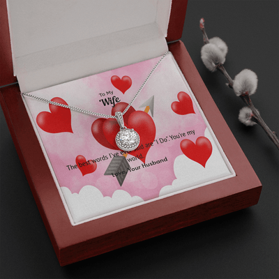 Wife Valentines Gift You're My World Eternal Union Necklace - Eternal Hope
