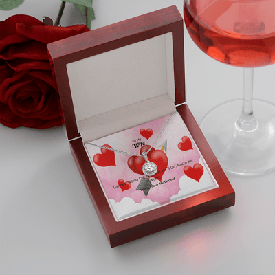 Wife Valentines Gift You're My World Eternal Union Necklace - Eternal Hope