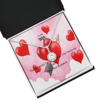 Wife Valentines Gift You're My World Eternal Union Necklace - Eternal Hope