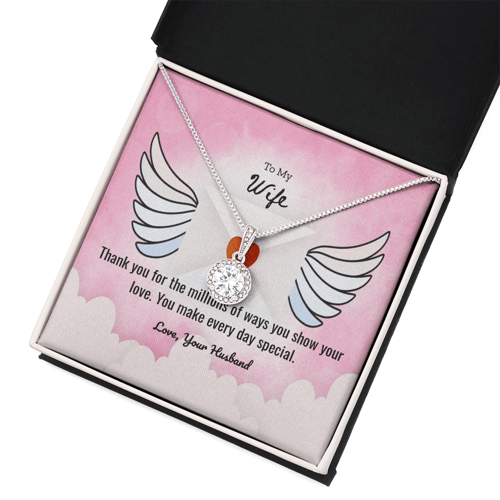 Wife Valentines Gift Millions of Ways Eternal Union Necklace - Eternal Hope