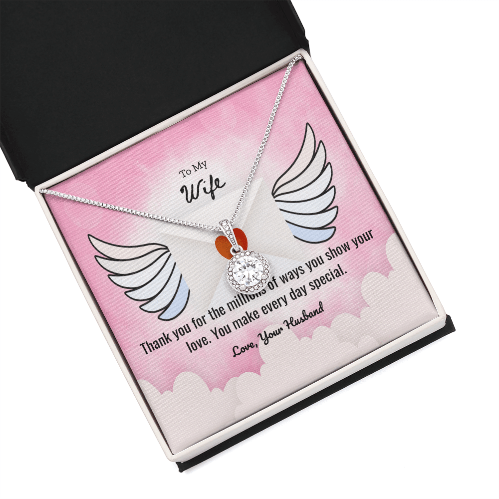 Wife Valentines Gift Millions of Ways Eternal Union Necklace - Eternal Hope