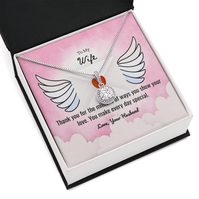 Wife Valentines Gift Millions of Ways Eternal Union Necklace - Eternal Hope