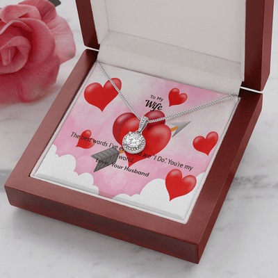 Wife Valentines Gift You're My World Eternal Union Necklace - Eternal Hope