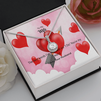 Wife Valentines Gift You're My World Eternal Union Necklace - Eternal Hope