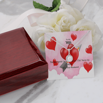 Wife Valentines Gift You're My World Eternal Union Necklace - Eternal Hope