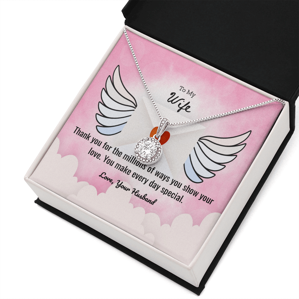 Wife Valentines Gift Millions of Ways Eternal Union Necklace - Eternal Hope
