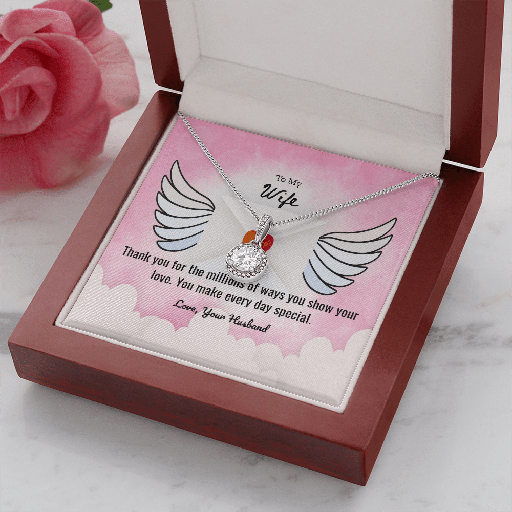 Wife Valentines Gift Millions of Ways Eternal Union Necklace - Eternal Hope