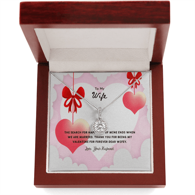Wife Valentines Gift Search For Happiness Eternal Union Necklace - Eternal Hope