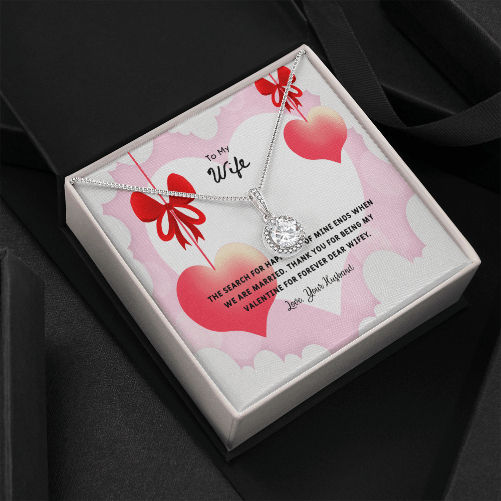 Wife Valentines Gift Search For Happiness Eternal Union Necklace - Eternal Hope