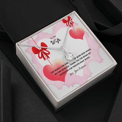 Wife Valentines Gift Search For Happiness Eternal Union Necklace - Eternal Hope
