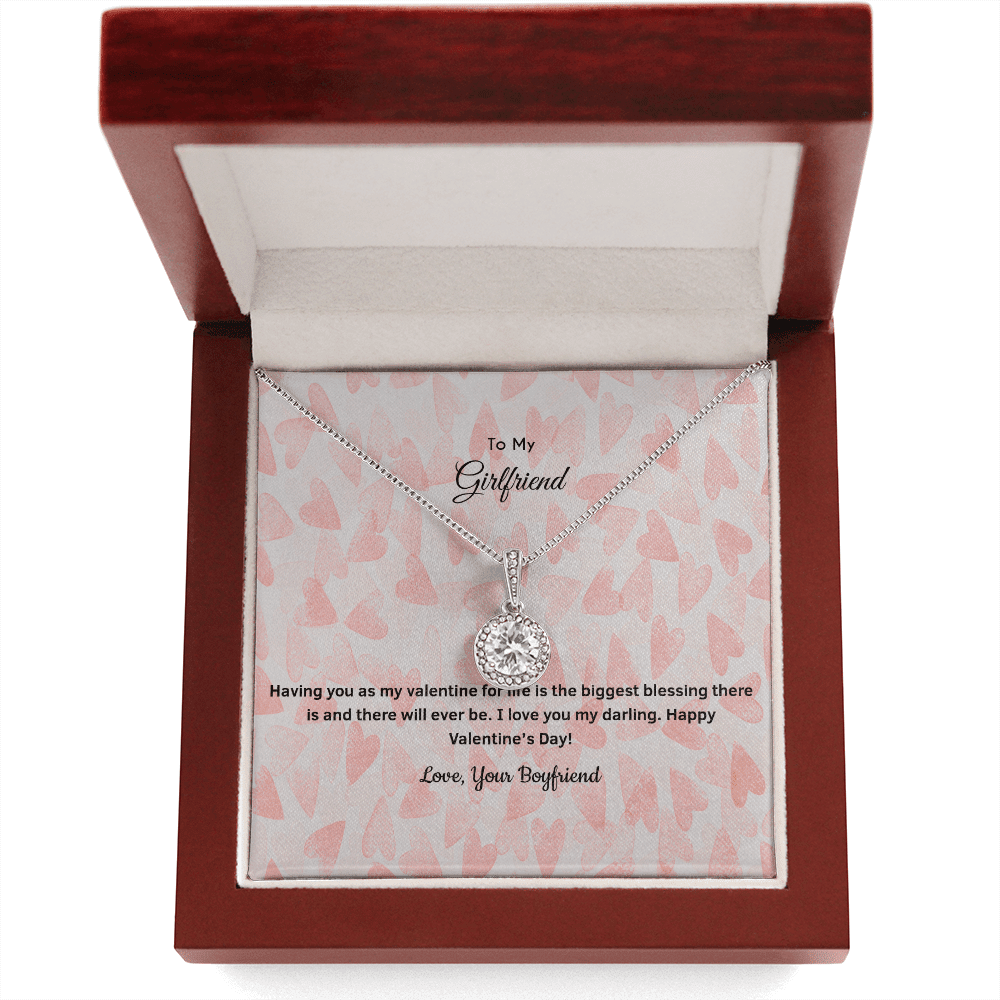 To My Girlfriend Valentines Gift Biggest Blessing Eternal Union Necklace - Eternal Hope