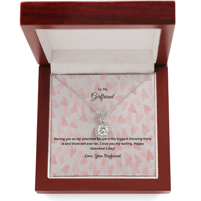 To My Girlfriend Valentines Gift Biggest Blessing Eternal Union Necklace - Eternal Hope