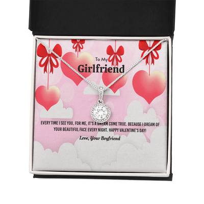 To My Girlfriend Valentines Gift Everytime I See You Eternal Union Necklace - Eternal Hope
