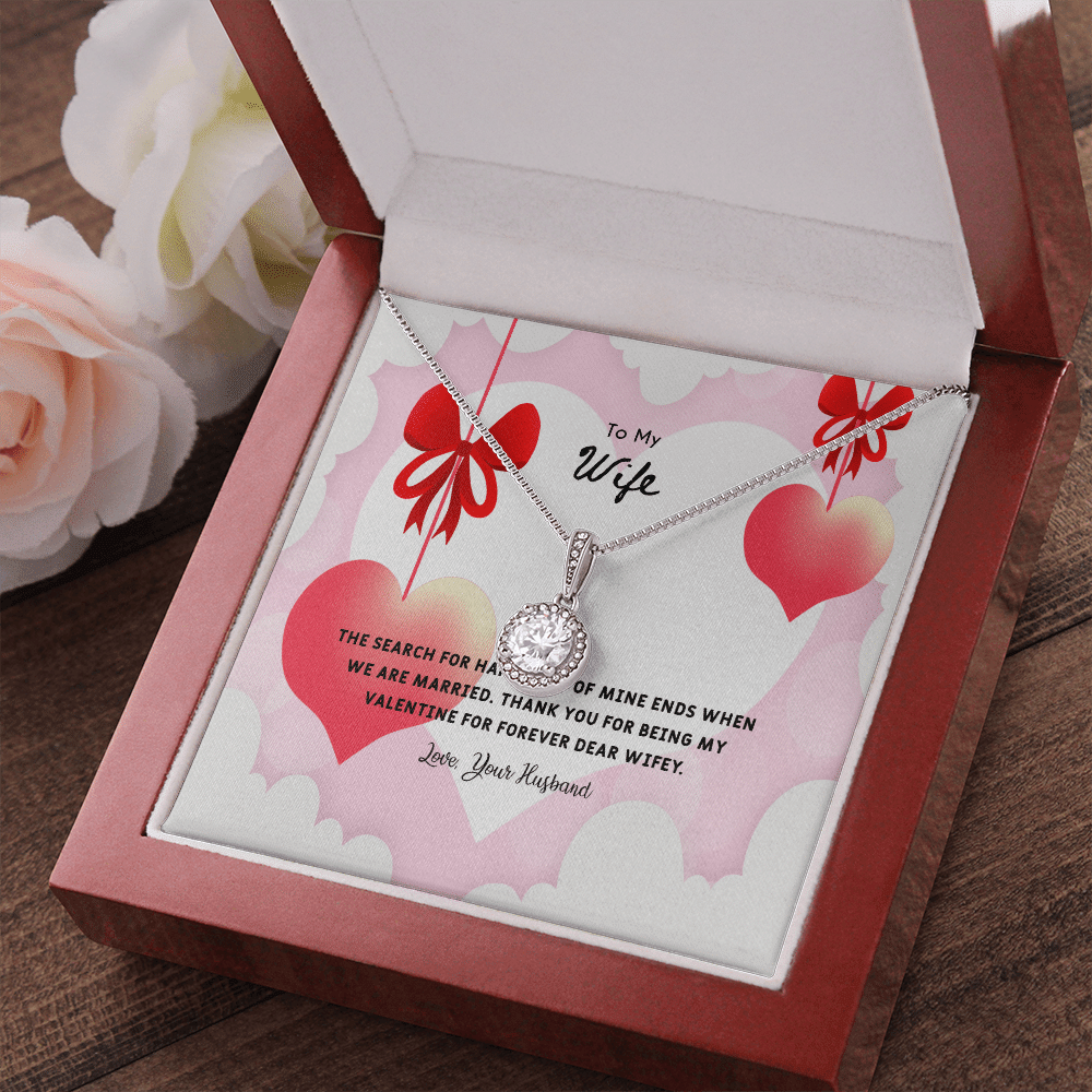 Wife Valentines Gift Search For Happiness Eternal Union Necklace - Eternal Hope