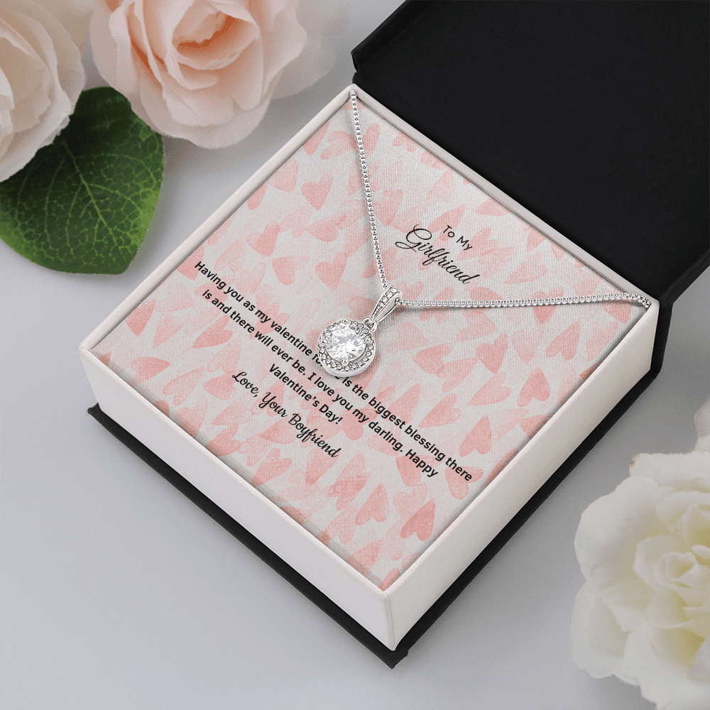 To My Girlfriend Valentines Gift Biggest Blessing Eternal Union Necklace - Eternal Hope