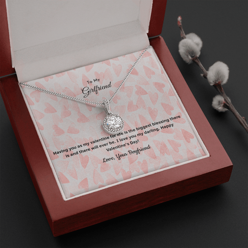 To My Girlfriend Valentines Gift Biggest Blessing Eternal Union Necklace - Eternal Hope