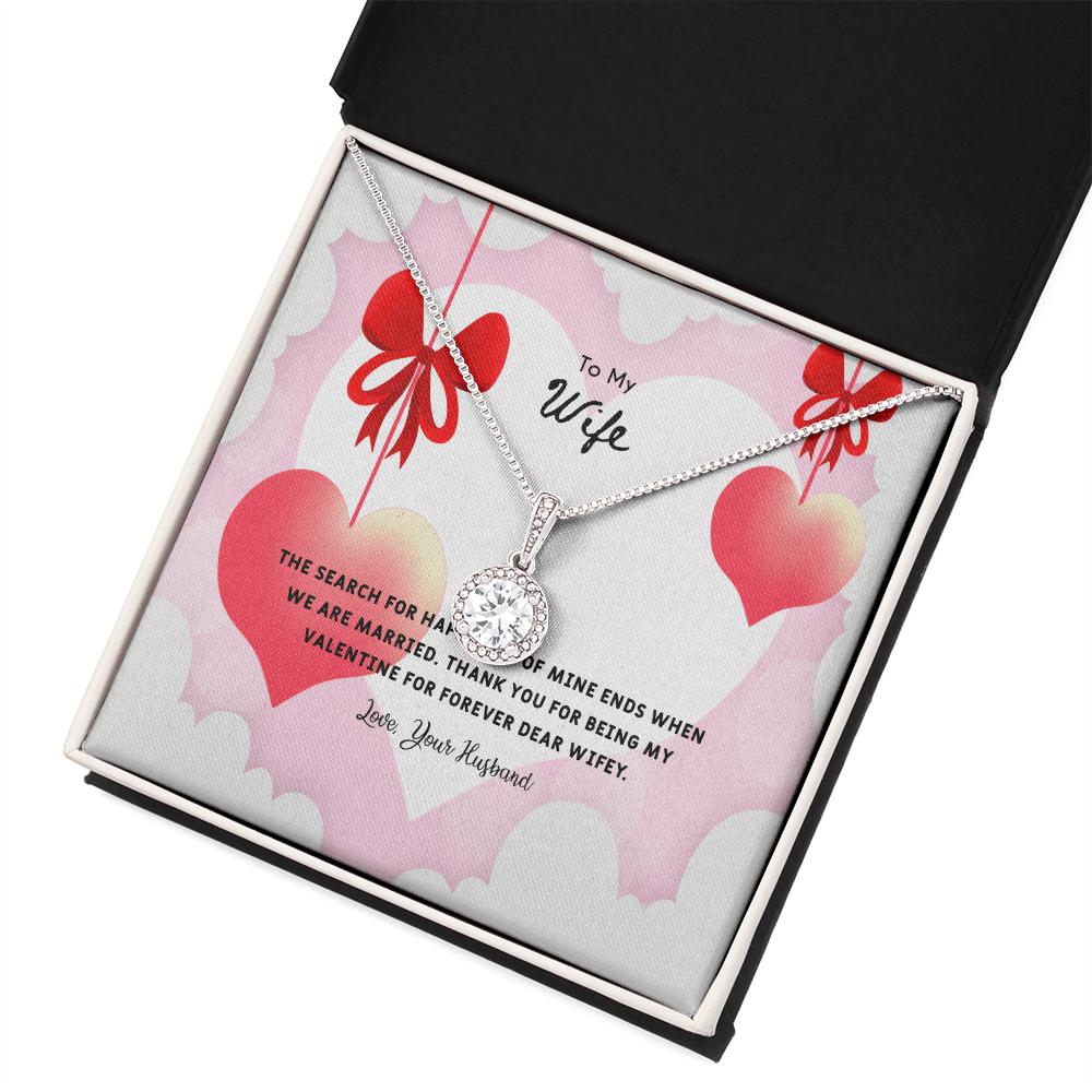 Wife Valentines Gift Search For Happiness Eternal Union Necklace - Eternal Hope