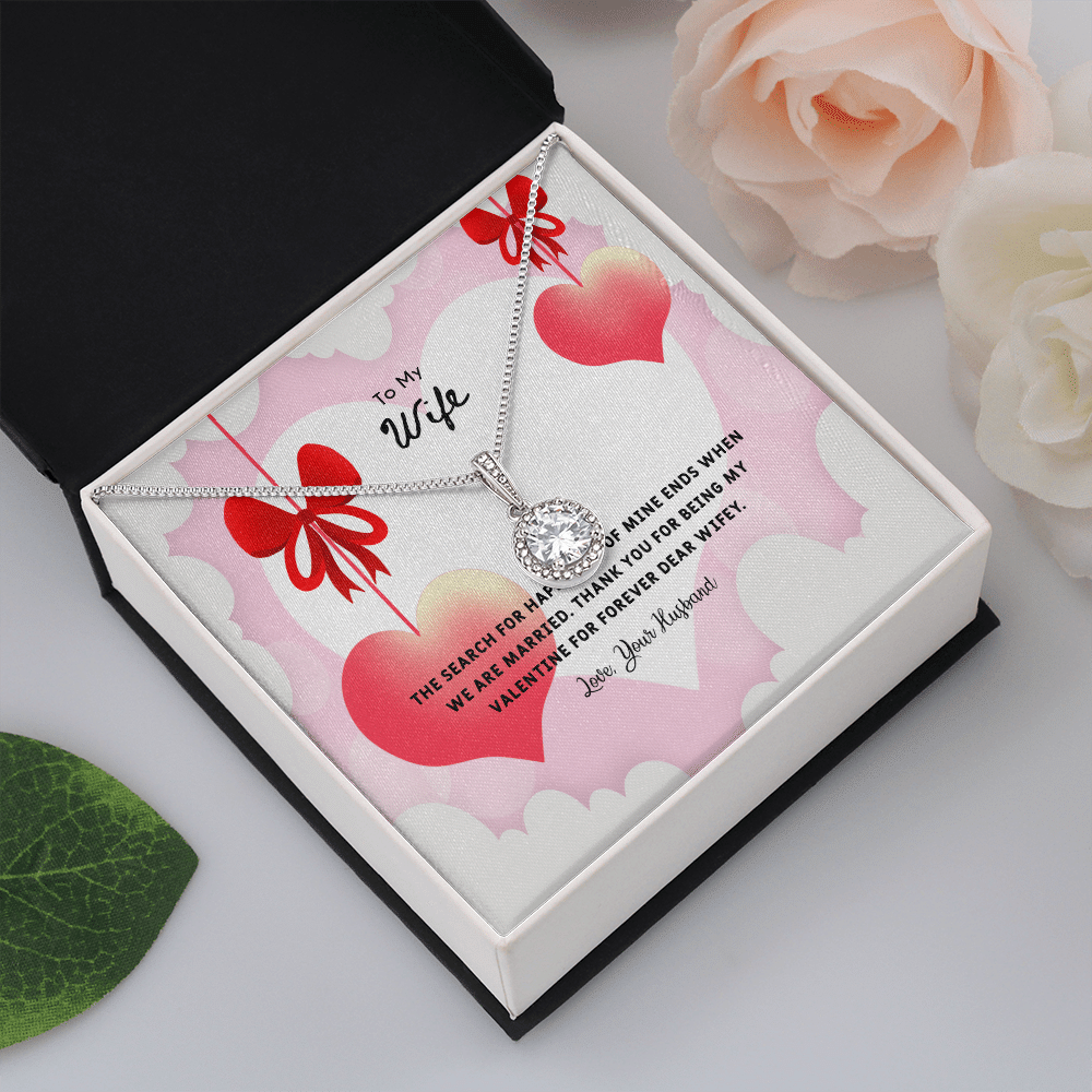 Wife Valentines Gift Search For Happiness Eternal Union Necklace - Eternal Hope