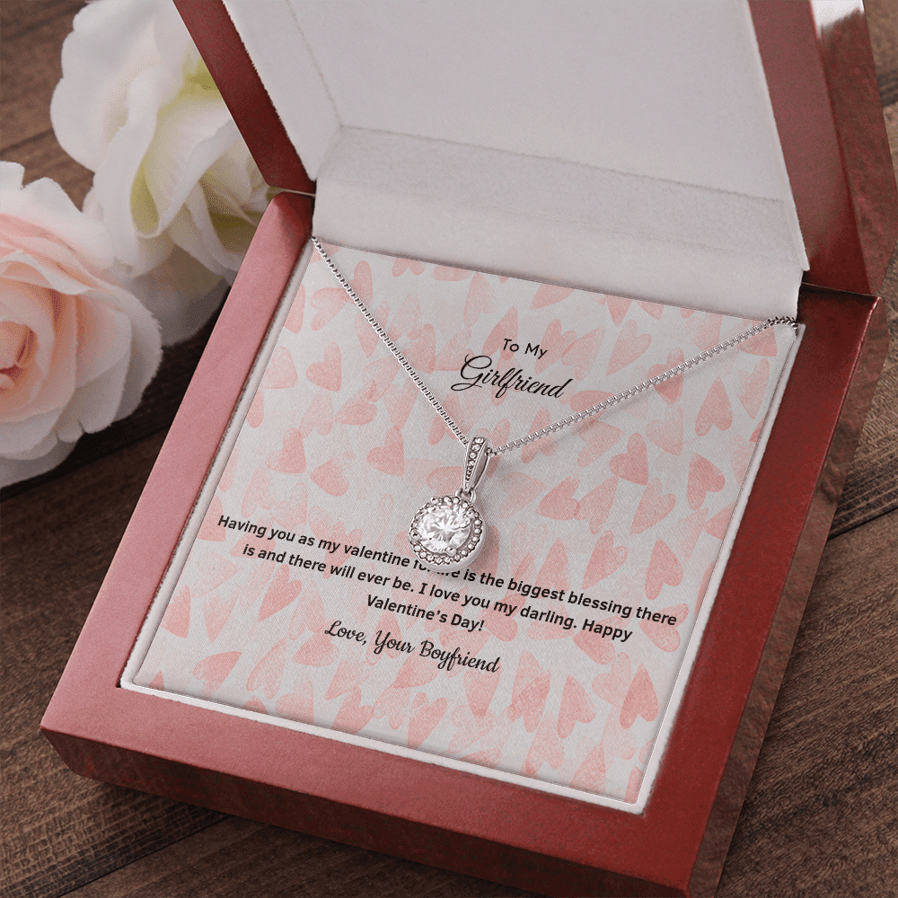 To My Girlfriend Valentines Gift Biggest Blessing Eternal Union Necklace - Eternal Hope