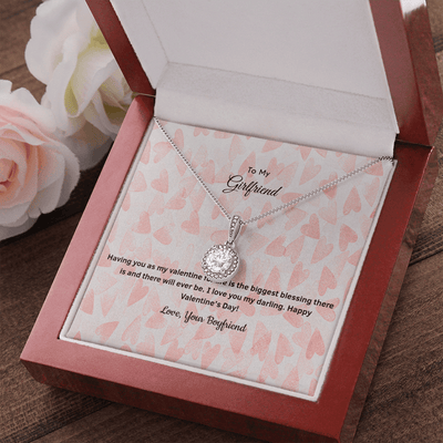To My Girlfriend Valentines Gift Biggest Blessing Eternal Union Necklace - Eternal Hope