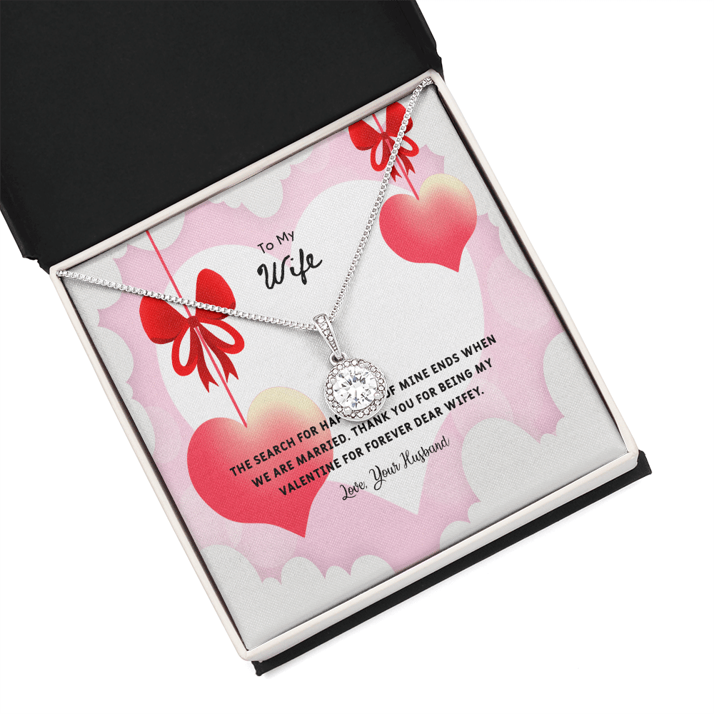 Wife Valentines Gift Search For Happiness Eternal Union Necklace - Eternal Hope