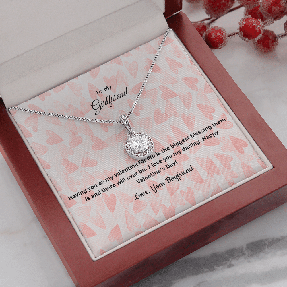 To My Girlfriend Valentines Gift Biggest Blessing Eternal Union Necklace - Eternal Hope