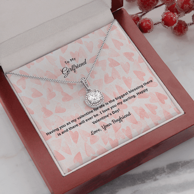 To My Girlfriend Valentines Gift Biggest Blessing Eternal Union Necklace - Eternal Hope