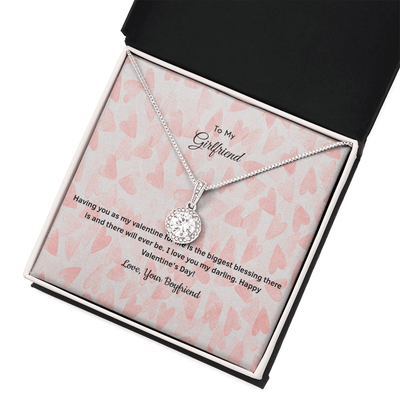 To My Girlfriend Valentines Gift Biggest Blessing Eternal Union Necklace - Eternal Hope