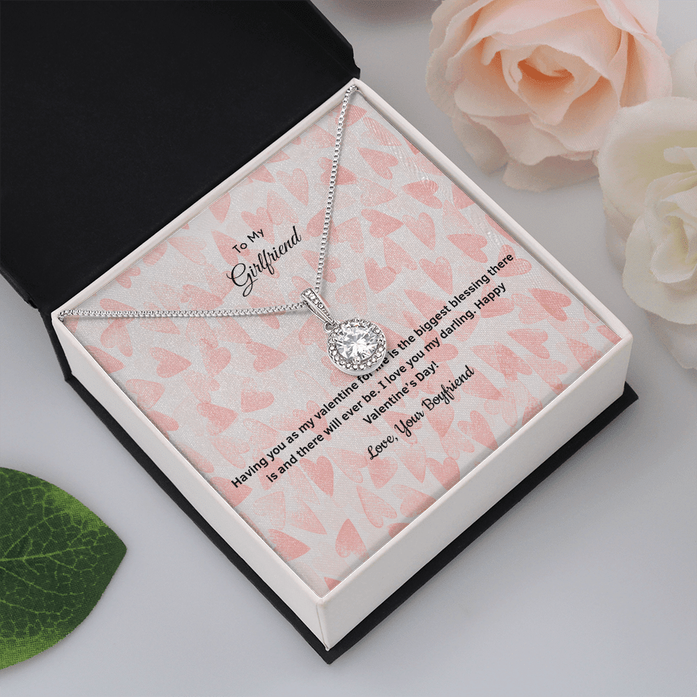 To My Girlfriend Valentines Gift Biggest Blessing Eternal Union Necklace - Eternal Hope