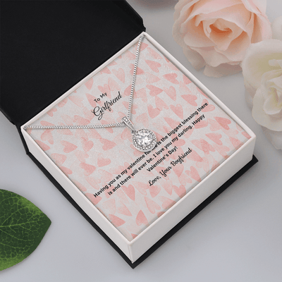 To My Girlfriend Valentines Gift Biggest Blessing Eternal Union Necklace - Eternal Hope