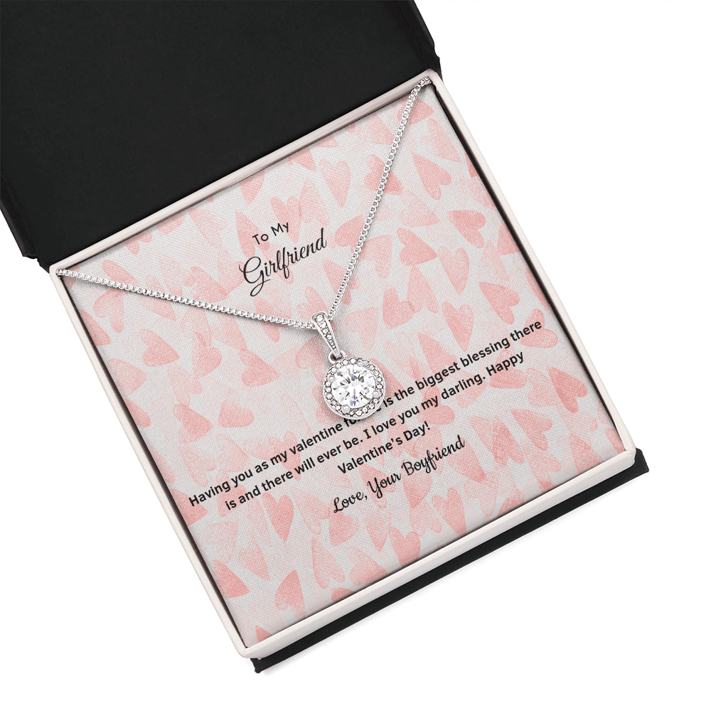 To My Girlfriend Valentines Gift Biggest Blessing Eternal Union Necklace - Eternal Hope