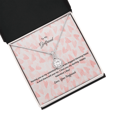To My Girlfriend Valentines Gift Biggest Blessing Eternal Union Necklace - Eternal Hope