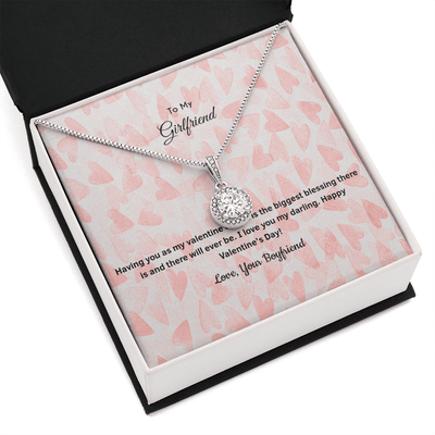To My Girlfriend Valentines Gift Biggest Blessing Eternal Union Necklace - Eternal Hope