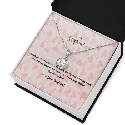 To My Girlfriend Valentines Gift Biggest Blessing Eternal Union Necklace - Eternal Hope