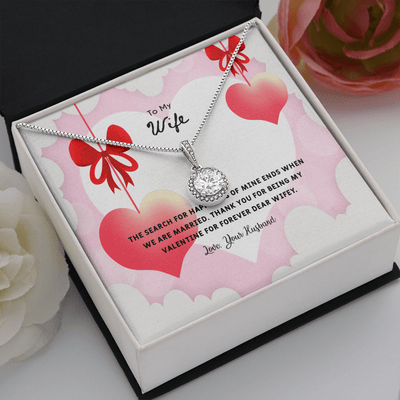 Wife Valentines Gift Search For Happiness Eternal Union Necklace - Eternal Hope