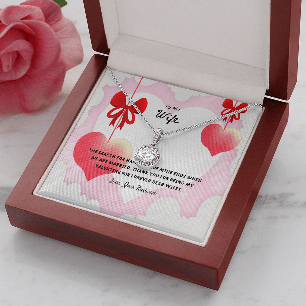 Wife Valentines Gift Search For Happiness Eternal Union Necklace - Eternal Hope