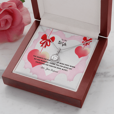 Wife Valentines Gift Search For Happiness Eternal Union Necklace - Eternal Hope