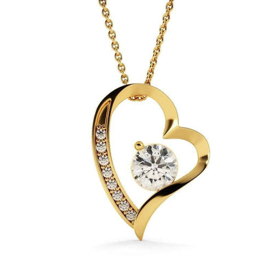 Girlfriend Birthday Gift Most Beautiful Angel 18k Gold or Stainless Steel 18" Necklace Girlfriend Gift - Forever Love Necklace Gift Idea For Woman