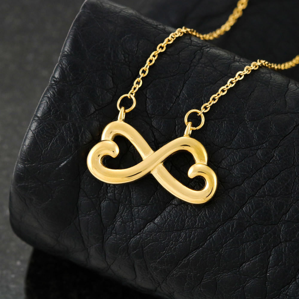 Forever Infinity Stainless Steel Pendant Message Card Wife Gift - Infinity Love Necklace