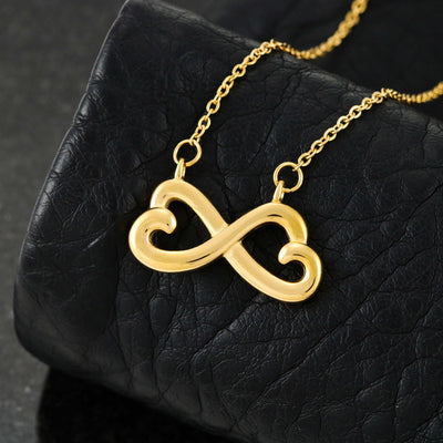 Forever Infinity Stainless Steel Pendant Message Card Wife Gift - Infinity Love Necklace
