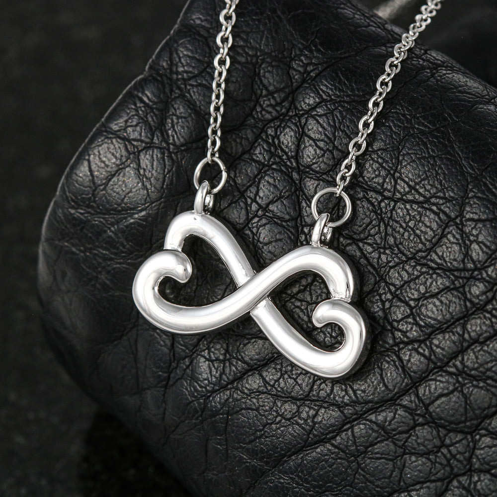 Forever Infinity Stainless Steel Pendant Message Card Wife Gift - Infinity Love Necklace