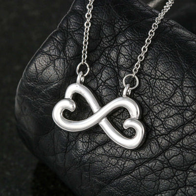 Forever Infinity Stainless Steel Pendant Message Card Wife Gift - Infinity Love Necklace
