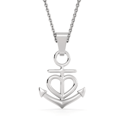 Wife Necklace Gift Loving You Anchor Pendant Message Card - Anchor Necklace Love Messages Gifts