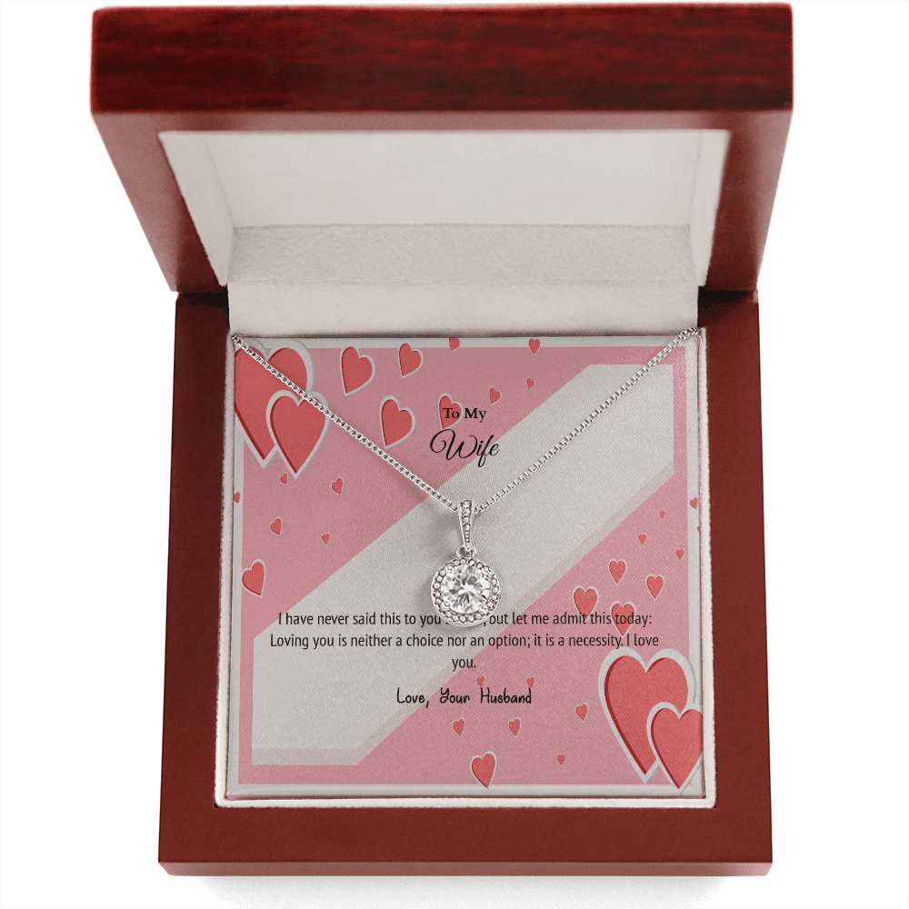 Wife Valentines Gift Love is Necessity Eternal Union Necklace - Eternal Hope