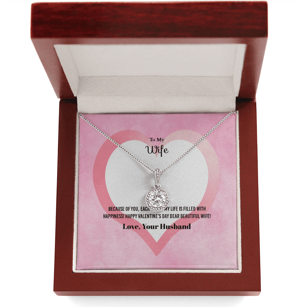 Wife Valentines Gift Each Day of My Life Eternal Union Necklace - Eternal Hope