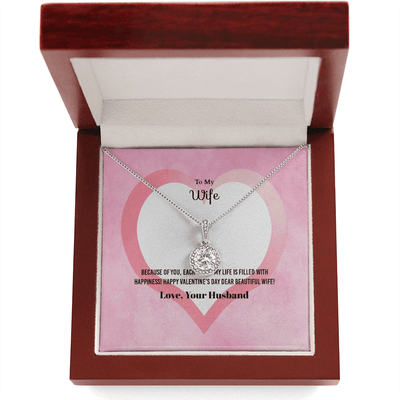 Wife Valentines Gift Each Day of My Life Eternal Union Necklace - Eternal Hope