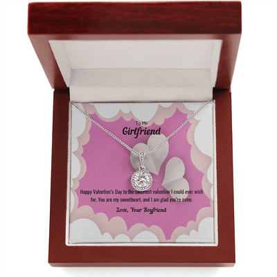 To My Girlfriend Valentines Gift Sweetest Valentine Eternal Union Necklace - Eternal Hope