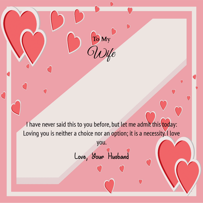 Wife Valentines Gift Love is Necessity Eternal Union Necklace - Eternal Hope